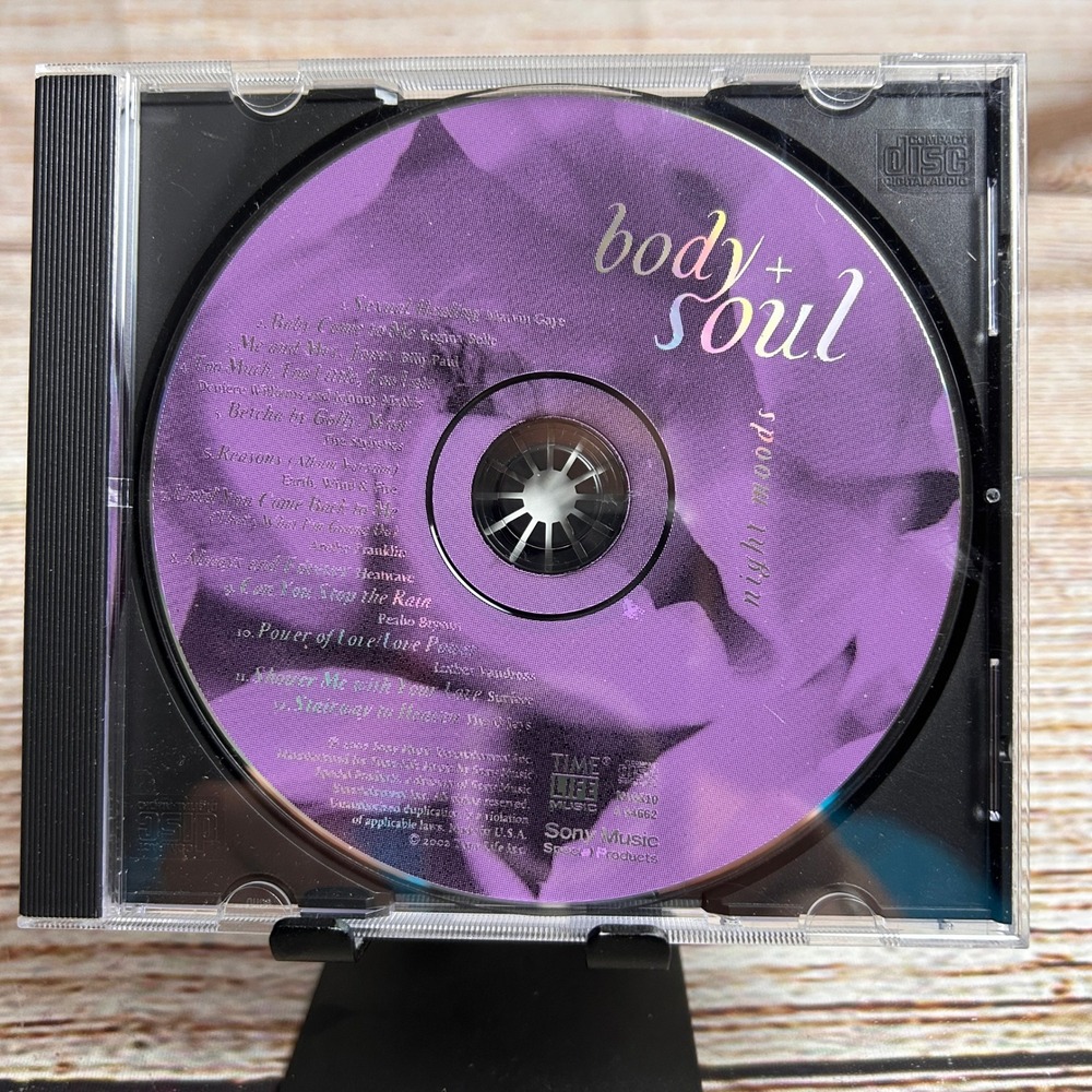 Time Life Body + Soul‎ Night Moods CD Sensual Soul Collection Marvin Gaye 2002